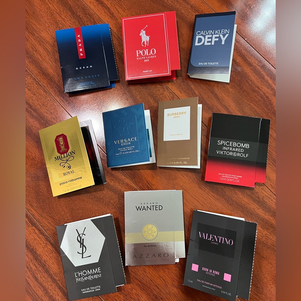 10 Random Men Parfume samples
